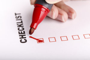 inside sales checklist