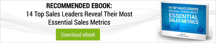 Recommended eBook: 14 Top Sales Leaders Reveal Their Most Essential Sales Metrics