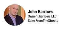 John Barrows Owner j.barrows LLC, SalesFromTheStreet