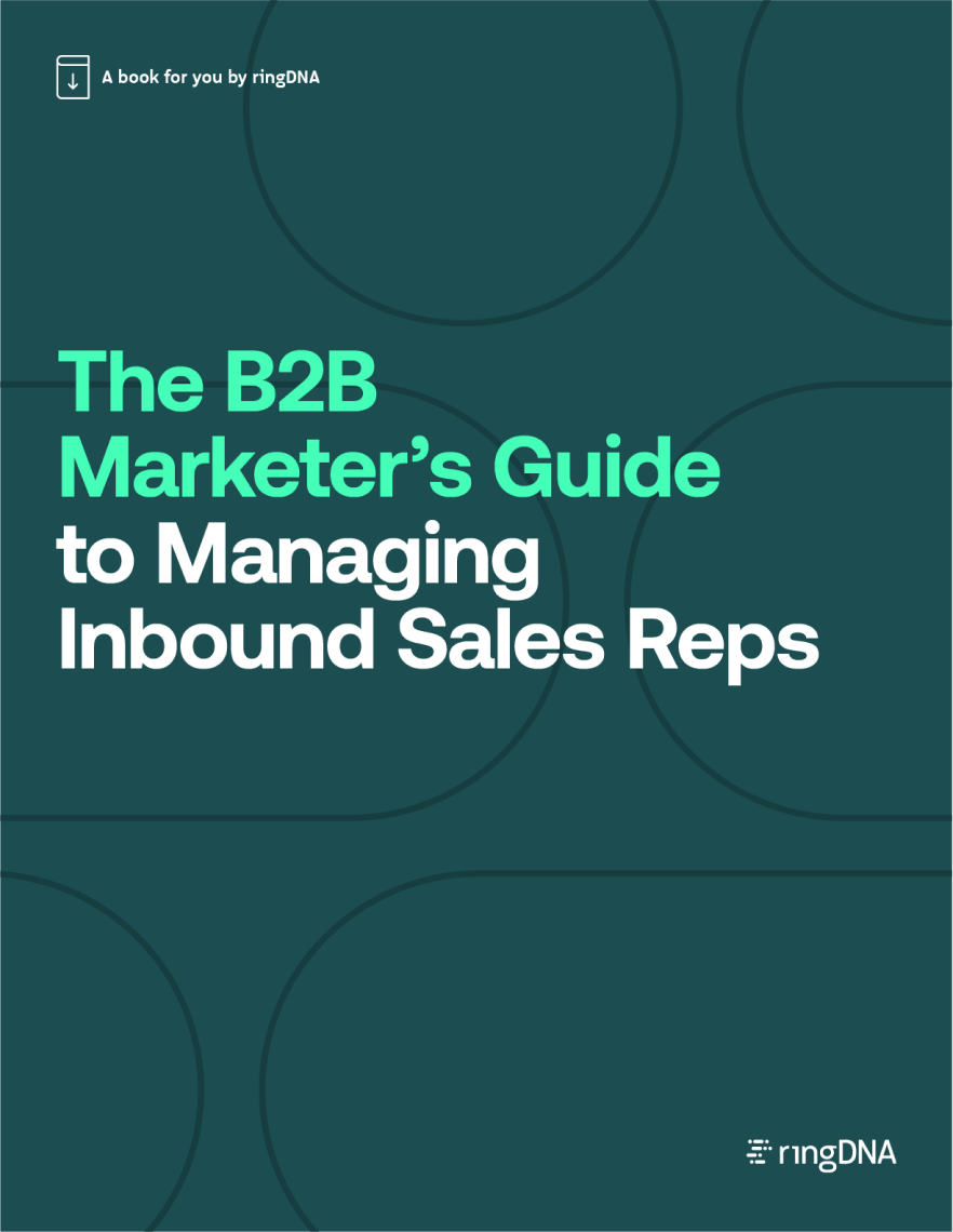 ebook cover The B2B Marketer's Guide to Managing Inbound Sales Reps