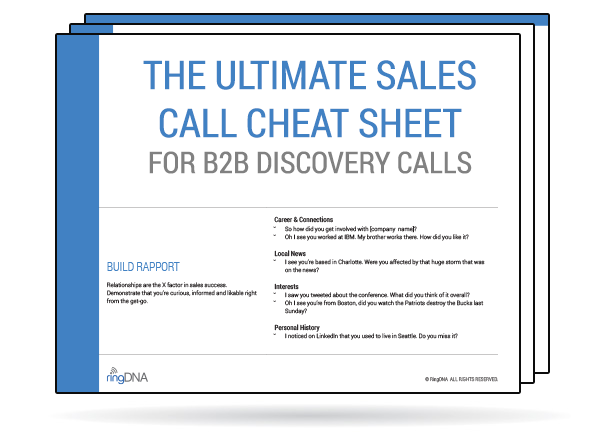 Ultimate Sales Call Cheat Sheet