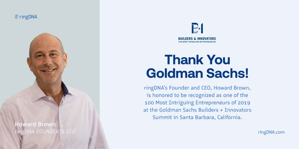 Goldman Sachs recognized Revenue CEO & Founder, Howard Brown as one of