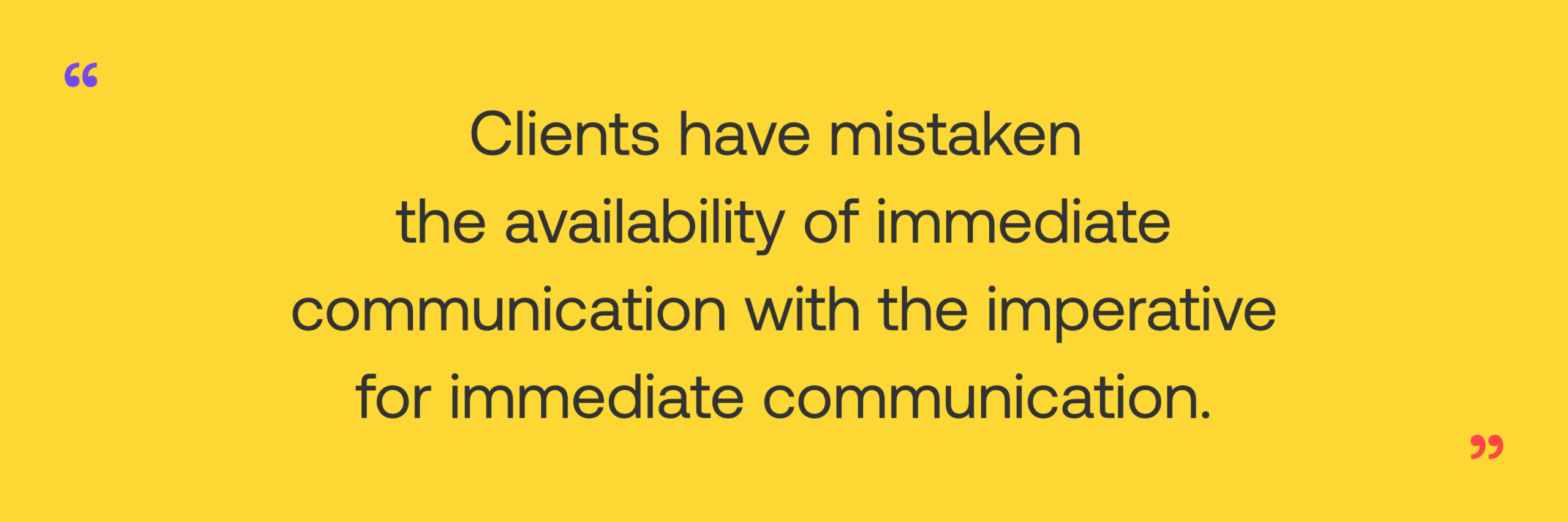 maura thomas quote about immediate and imperative communication
