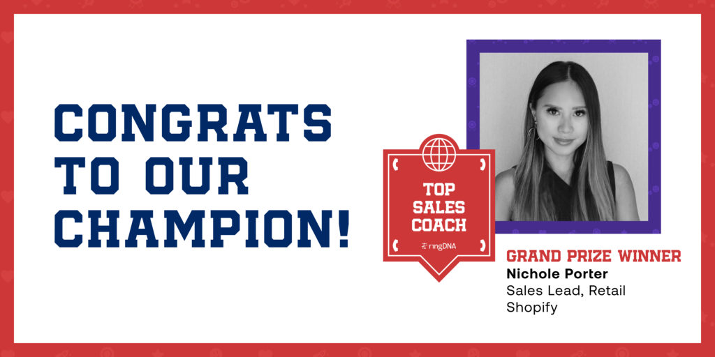 nichole porter sales coaching contest winner