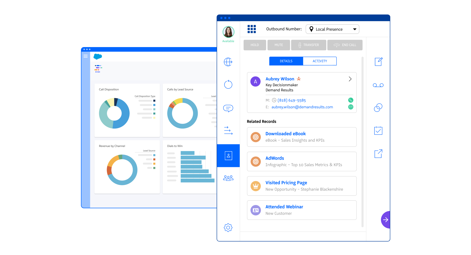 Outbound Salesforce dialer to your best prospects
