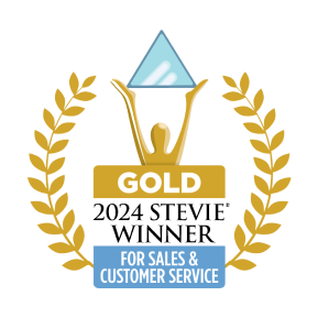 stevie award gold 2024 for sales and customer service