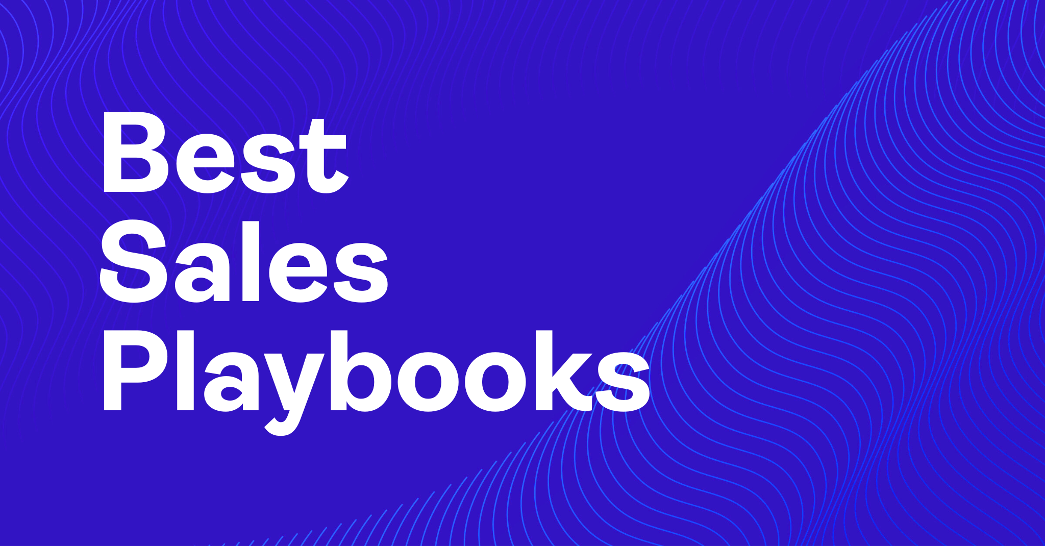 Best Sales Playbooks Blog Image