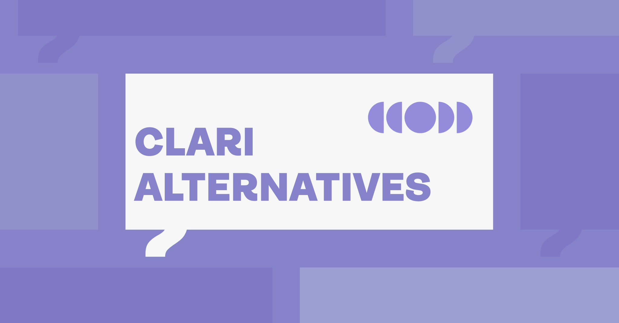 CLARI ALTERNATIVES ARTICLE