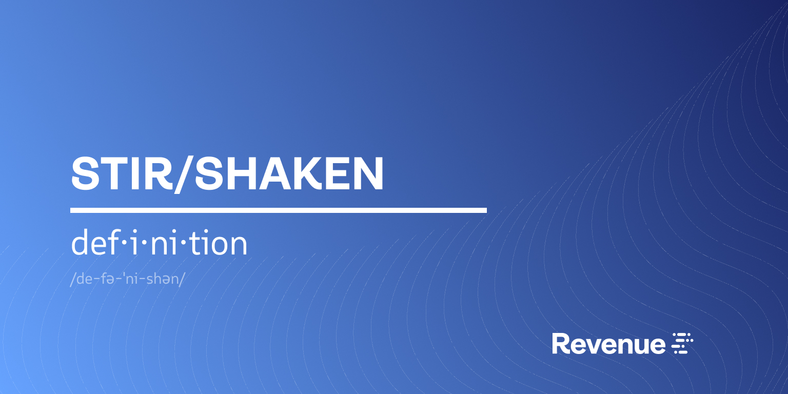 STIR/SHAKEN Definition Image