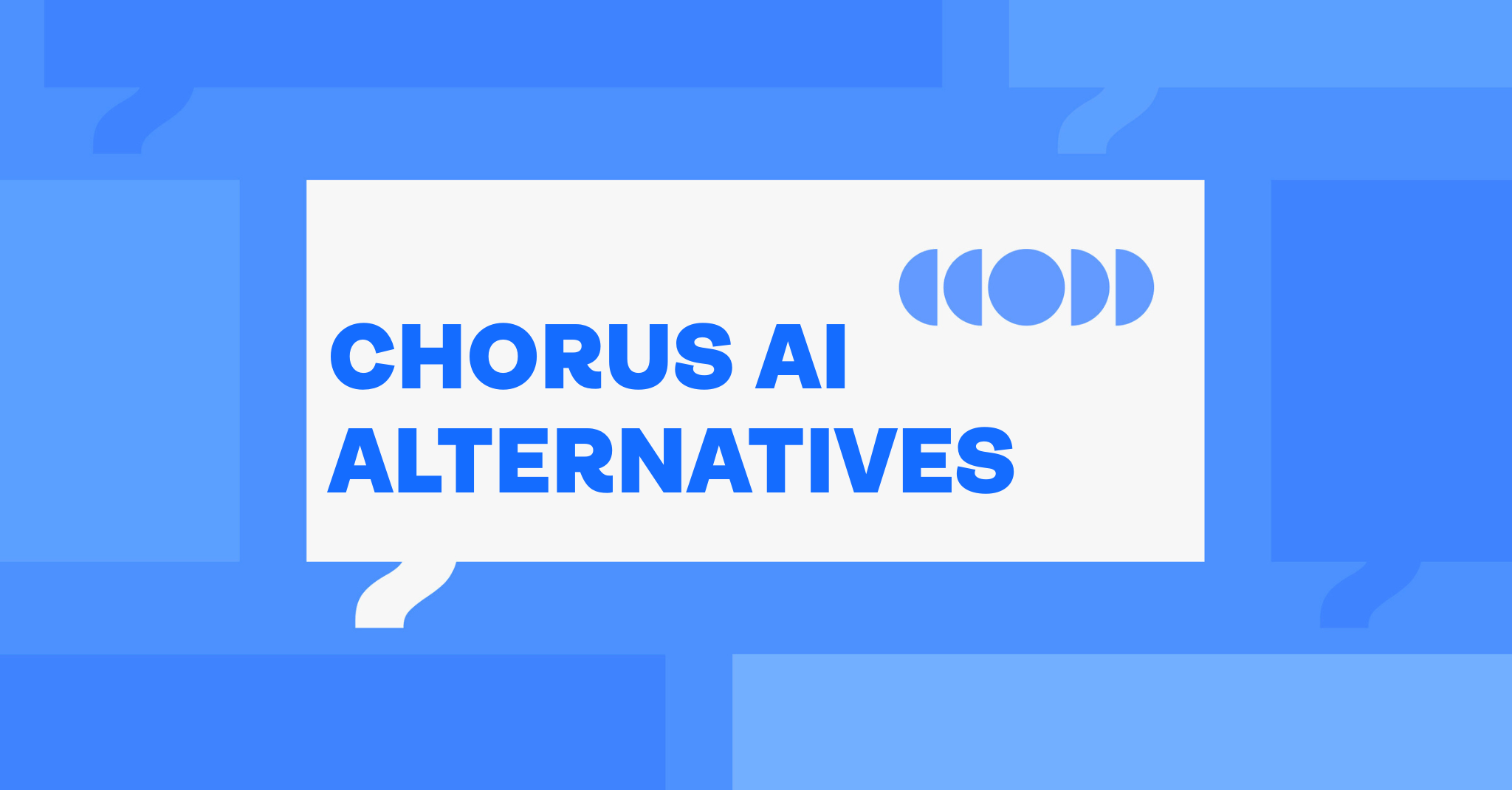 Chorus.ai ALTERNATIVES ARTICLE