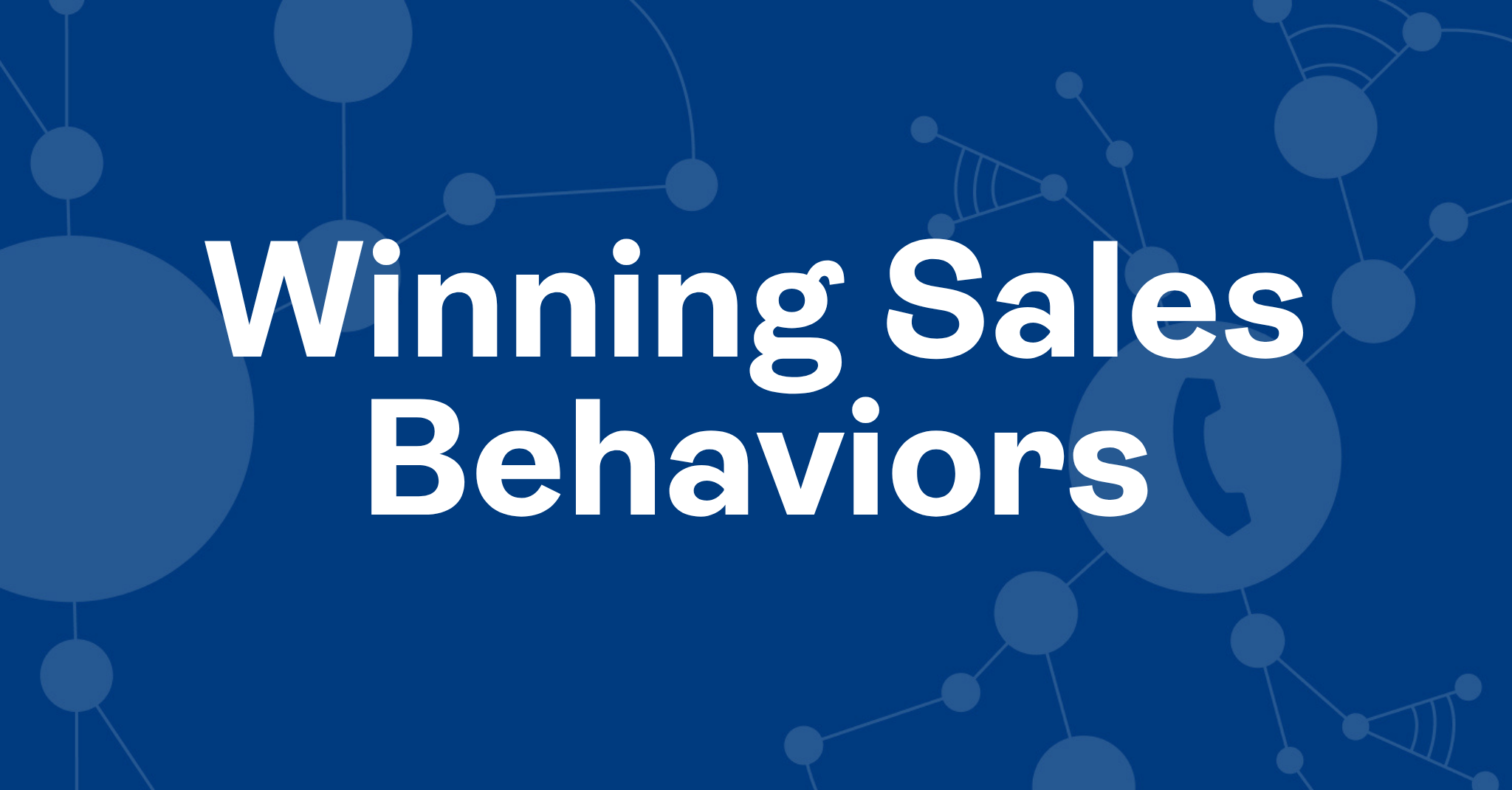 winning-sales-behaviors-conversation-intelligence