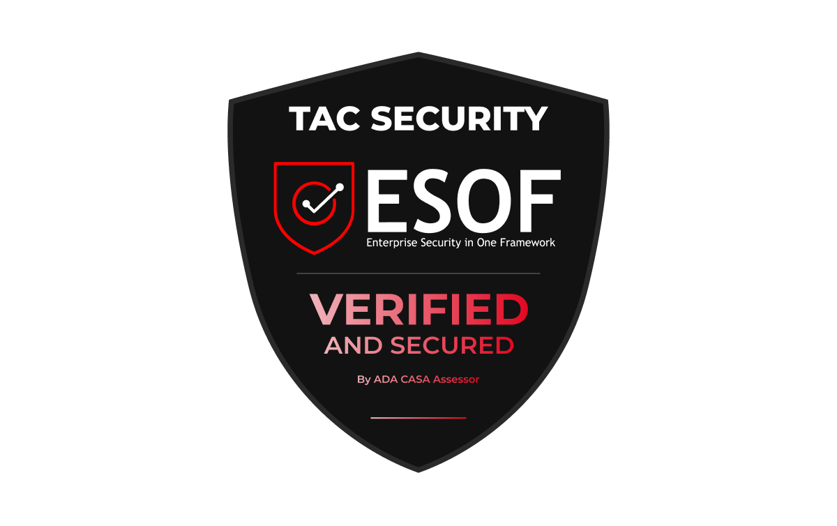 TAC Security ESOF Verified - CASA Tier 2 Certification